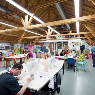 Bedrijven in de ringoven in Panningen