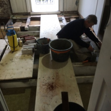 Restauratie na de brand