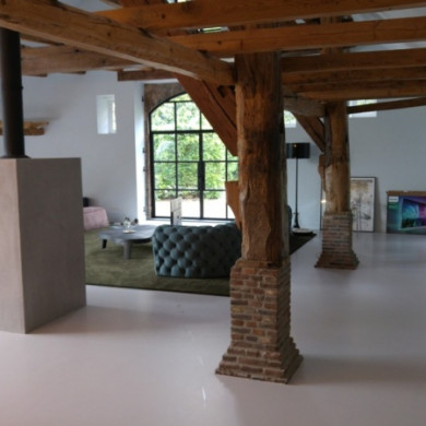 Interieur van de 18e eeuwse Hofstede de Grote Kuil