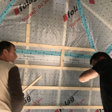 Vakmannen aan het werk