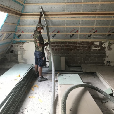 Vakmannen aan het werk