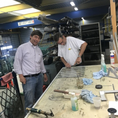 Vakmannen aan het werk