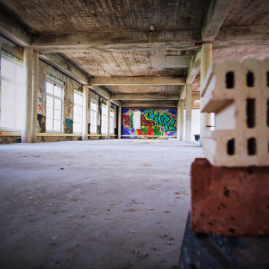 De Kastanjefabriek voor de restauratie