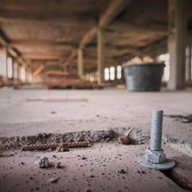 De Kastanjefabriek voor de restauratie