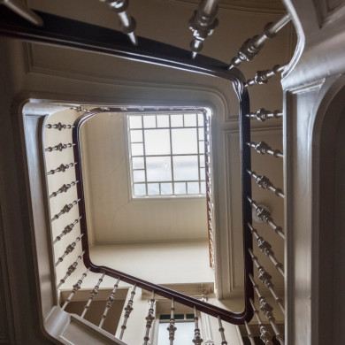 Trappenhal van het pand