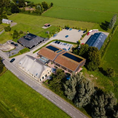 Kornhuys vanuit de lucht