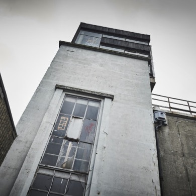 Meelfabriek tijdens restauratie