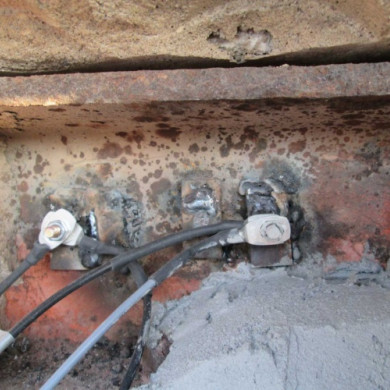 Aansluitpunt kathonische bescherming