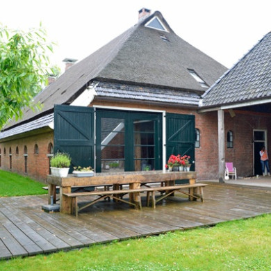 Achterkant boerderij
