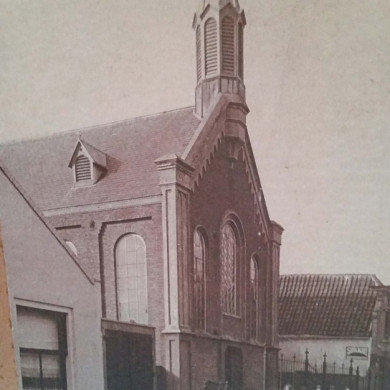 Oude foto van de kerk