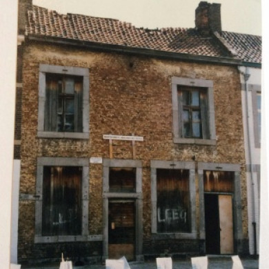 Oude foto van de voorkant