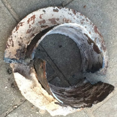 Oude kolomvoet entree