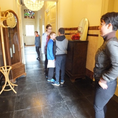 Bezoek in de Pastorije