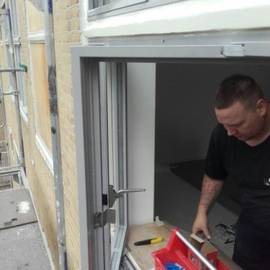 Plaatsing van proeframen