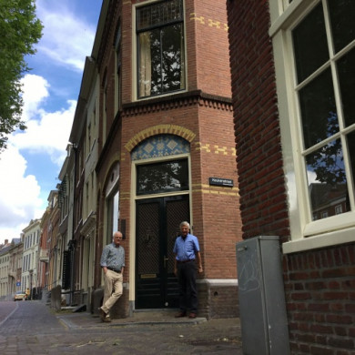 Eigenaren voor het pand