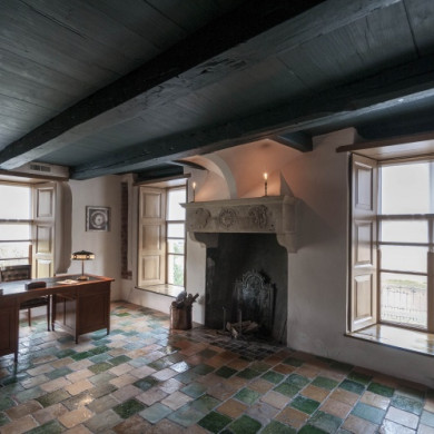 Interieur van de Pastorie in Warffum