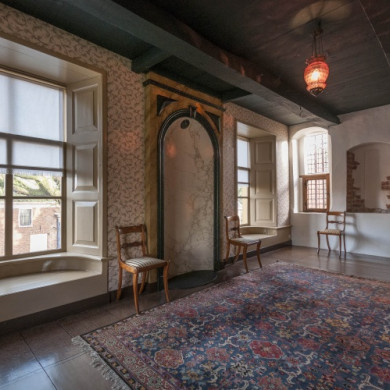 Interieur van de Pastorie in Warffum