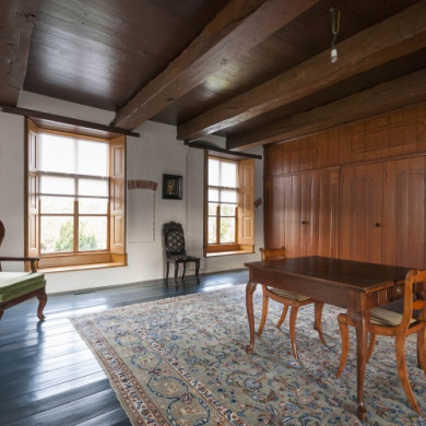 Interieur van de Pastorie in Warffum