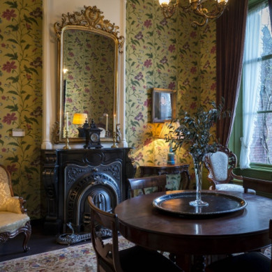 Interieur van de Pastorie in Warffum