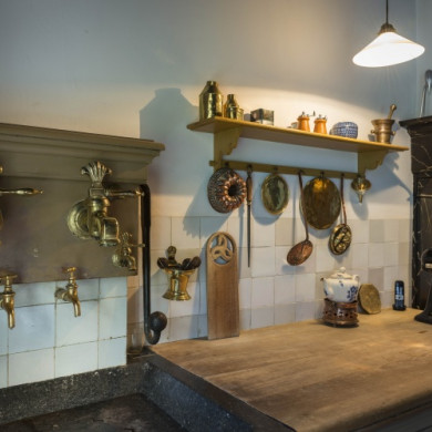 Interieur van de Pastorie in Warffum