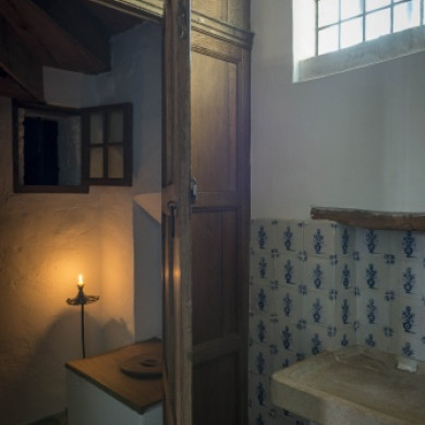 Interieur van de Pastorie in Warffum