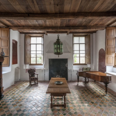 Interieur van de Pastorie in Warffum