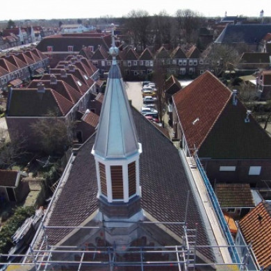 Zicht vanaf de toren