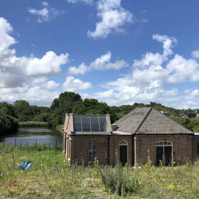 Pompgebouw en laagfilterreservoir Cantineweg Katwijk