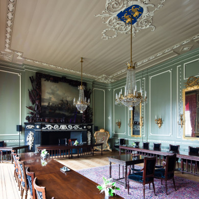 Voormalige raadszaal Statenlogement Foto Bernard Faber