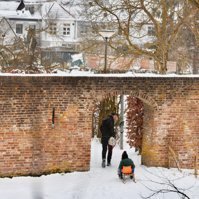 Sneeuwpark te Zaltbommel