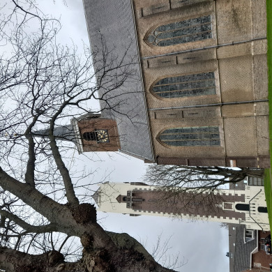 Watertoren en dorpskerk