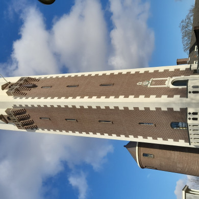 Rijksmonumentale watertoren Dorpsstraat 152 te Barendrecht