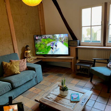 Vakwerkhuis woonkamer