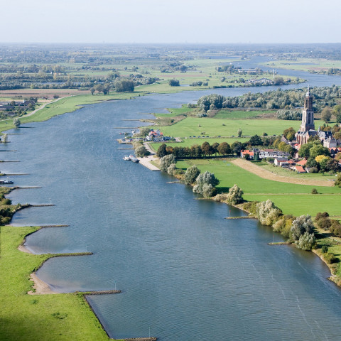 Luchtfoto Ruimte voor de Rivier, Neder-Rijn - Joop van Houdt (Rijkswaterstaat)