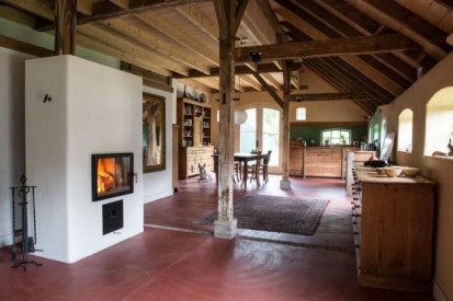 Finnovern in de boerderij in Almen