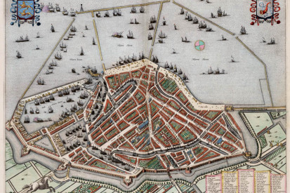 Historische kaart van Hoorn