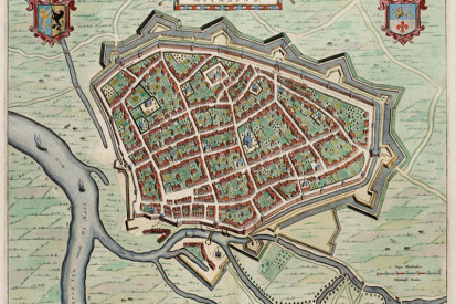 Historische kaart  Roermond 1649 Blaeu