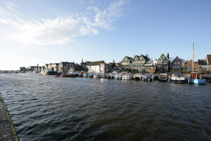 Uitzicht over het water Urk