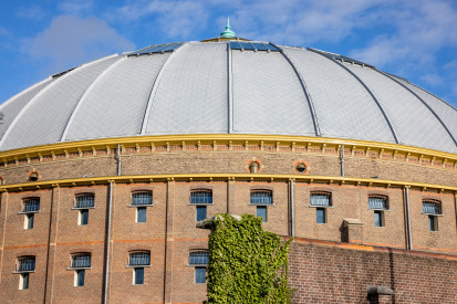Haarlem, koepelgevangenis herbestemming buitenkant rond