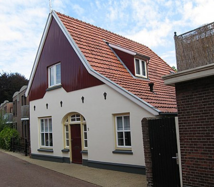 stadsboerderij (vakwerk), bouwjaar 18e eeuw - Pim van Tend
