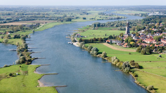 Luchtfoto Ruimte voor de Rivier, Neder-Rijn - Joop van Houdt (Rijkswaterstaat)