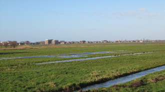 Poldergebied en zicht op Pijnacker Zuid - Michiel1972