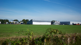 Rijksmonumentale Vliegtuigloods aan de Lindberghstraat 4 te Hoogeveen