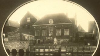 Ansichtkaart Zuidhoek 19 achterzijde 