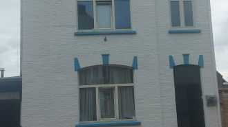 karakteristiek herenhuis 100 jaar oud in borgharen