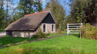 Oud verveners huisje aan de Scheene