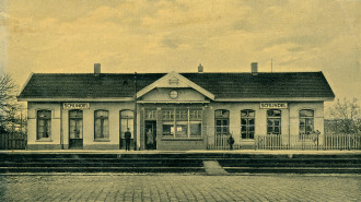 Treinstation "Duits lijntje" bouwjaar 1872