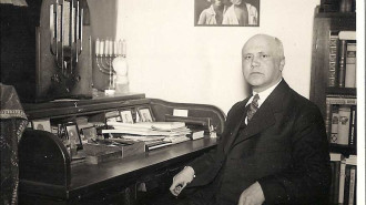 Willem de Mérode in zijn kamer in Eerbeek, 1936