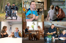 Esdégé-Reigersdaal biedt professionele ondersteuning aan mensen met een verstandelijke en/of fysieke beperking en/of niet-aangeboren hersenletsel. Dit zijn kinderen, jongeren, volwassenen en ouderen. We ondersteunen hen bij het functioneren in de samenleving, het dagelijks leven, wonen, leren en werken. Wij bieden ambulante ondersteuning, woonvoorzieningen, veilige werkomgevingen, dagbesteding, vrijetijdsbesteding en behandeling. We doen dat in de regio Noord-Holland Noord.